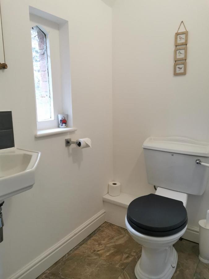The Coach House Apartment At Cefn Tilla Court, アースク エクステリア 写真